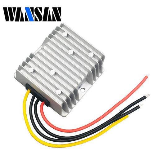 8-40V转12V6A10A自动升降压电源转换器车载12V直流稳压电源