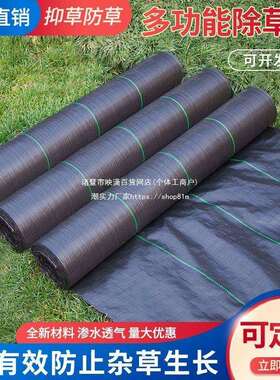 ll耐用农用防草布除草布盖草抑草透气透水保湿抗老化果树遮草布