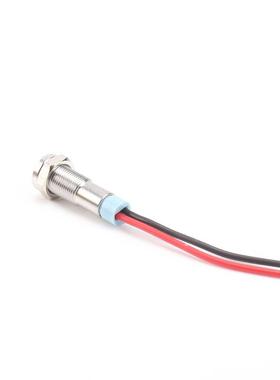 6M指示灯焊白色金属信号灯LMKYE线D设备电源指示防水灯M带线金属