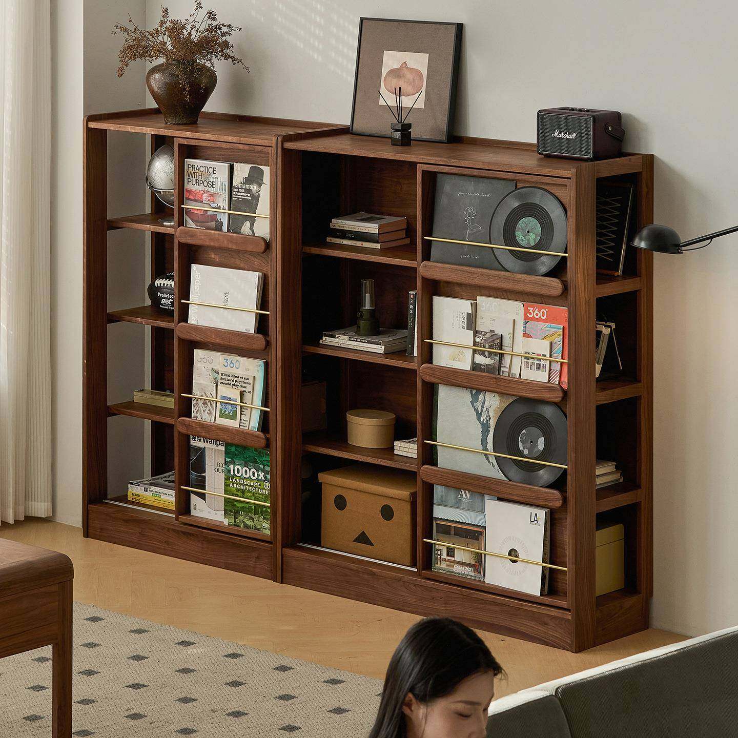 北美沙黑胡桃酒木实木书柜书架柜发边柜柜储物收纳柜沙发98037背,饰品/流行首饰/时尚饰品新,DIY配件,淘宝优惠券,粉丝福利购,淘宝优惠卷