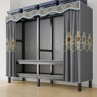 免DLO安装易布衣小室柜出租房家用简卧钢管加固结实折叠型全挂式