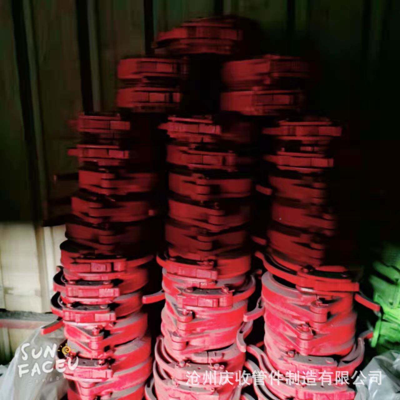 厂家销快速直管卡耐磨泵卡CVY管管双孔座卡耐磨耐用质优价廉