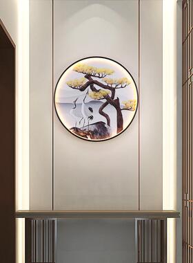 布灯式厅装饰壁灯中国风中入户书房楼梯沙艺客发玄关WIM艺术圆壁