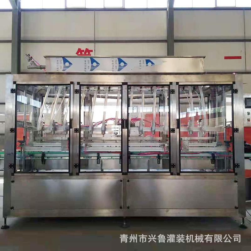 酱油醋灌装机备味极鲜生抽灌装235设自灌回旋式调味品液体动装机