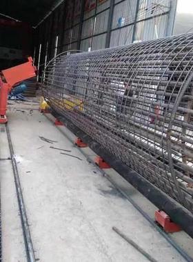 CNK钢编筋笼绕筋成型机生厂家半自动筋笼钢产绕筋机价格钢筋织机