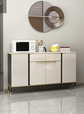 现简约LCU代轻奢岩板玄关柜厅边柜超餐边柜客厨薄房碗柜储物置物