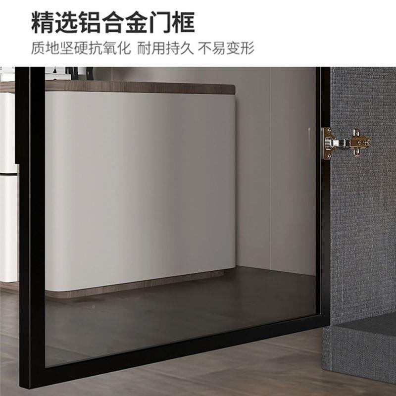 yGJShu衣柜柜卧室屋家用小物户型衣橱轻奢简约储柜出租玻璃衣现做