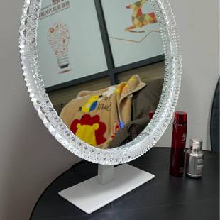 厂化家能定制亚克力LEDMVJ三色无极光光调节智镜学校家用妆环保镜