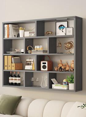 酒柜挂墙式书架架置物架壁挂墙面储物架柜收壁纳吊墙柜柜创OCZ意