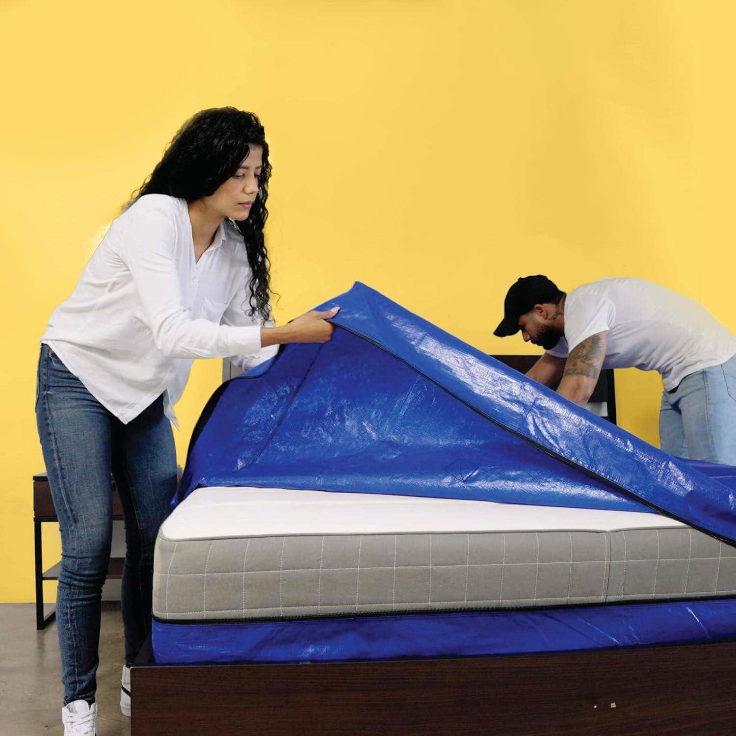 加厚编织布8手提防水防尘床垫罩床垫搬家保护套