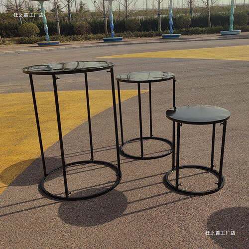新款婚庆T7768000道具简婚约风礼甜品台圆体路引灯装饰柱摆件橱窗