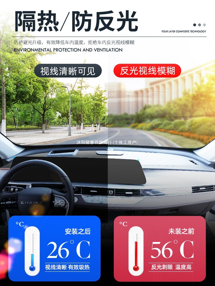 奇瑞瑞虎8Pro仪表台避光垫防晒