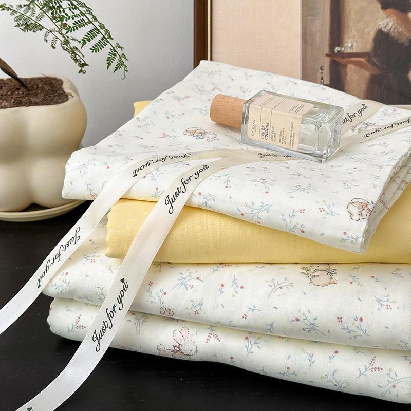 直款播爆A类母婴级全棉纯棉双层纱四件学生套儿977童宿套舍三件被