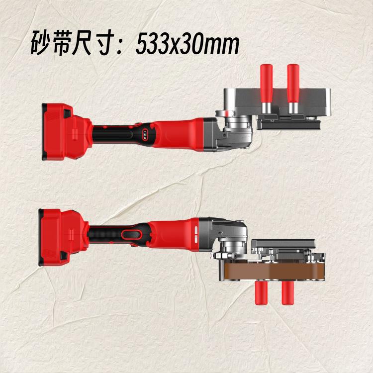 砂带机5x0光砂带圆管抛机锂电18-21V调速机多GX5966RP功能