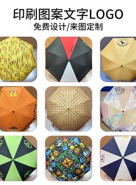 晴雨杆两用跨境奢创轻意雨长柄男女日系伞纯黑色BPU直防雨防晒遮