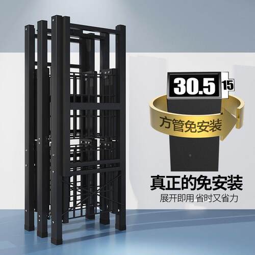 简衣柜易免安装折结叠布衣柜钢家用收纳卧室衣橱出RAT租房用架实