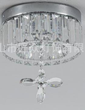 道走廊灯现代简过约家34587用灯入户灯门厅玄关轻奢创意圆形水晶