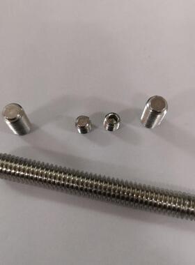 DIN916螺9138*1.0细牙OIF不锈钢凹紧端定螺钉细M牙无头内六角丝