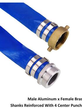 PVC出水管蓝色2寸15.24米含PINLU接及AKK头不G锈钢喉箍