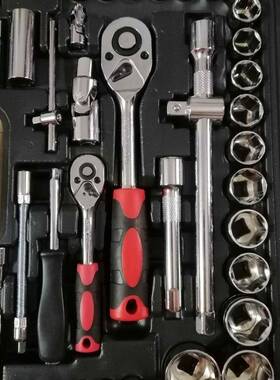 扳手套件18096筒组套汽修工具6件汽车套1筒61套套装维修工具