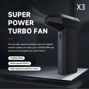 X3暴力涡轮风扇130000R无刷电机工业吹尘风扇 Turbo Violent Fan