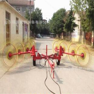 四轮后悬挂多功能快速搂秸秆牧草搂草机弹簧钢耐用搂草机
