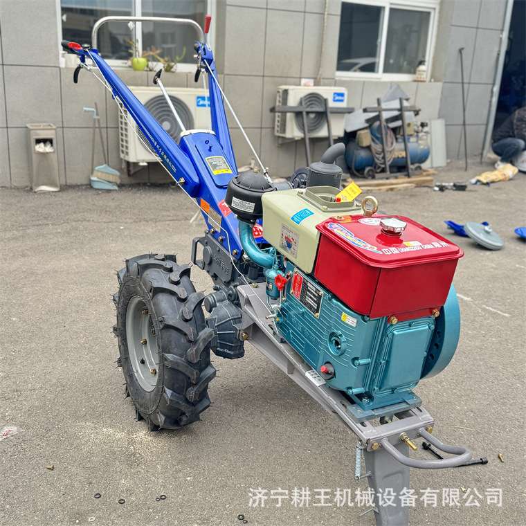 常柴151底盘20马力搭配多种农具手扶拖拉机 两轮开荒耙地拖拉机