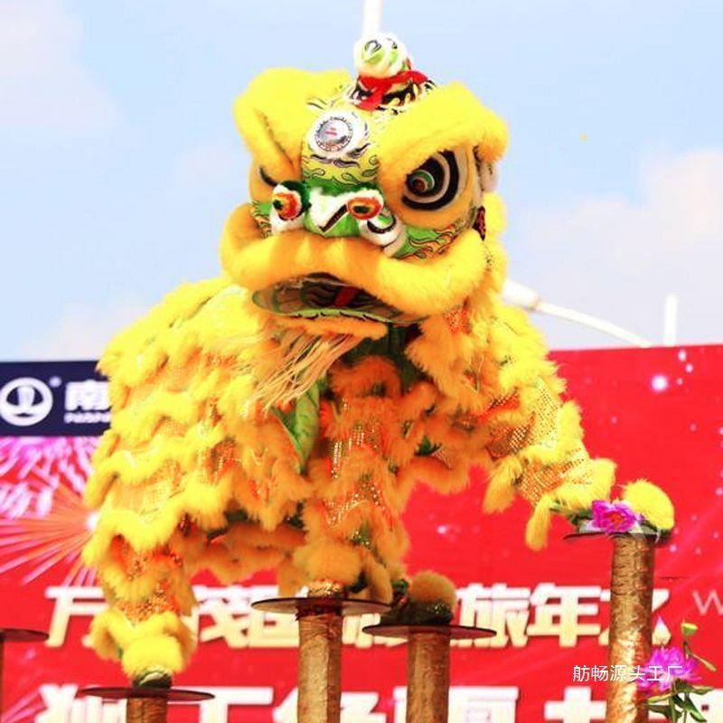 舞狮道具整套舞狮子佛山舞狮醒狮用品南狮醒狮头成人全套双人单人