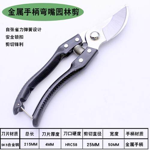 SK5剪刀修枝剪园艺果树花