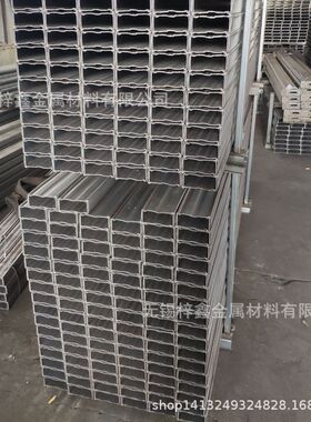 热销货架抱焊梁冷弯型钢50*120阁楼式仓储包合材料含税运包扣梁