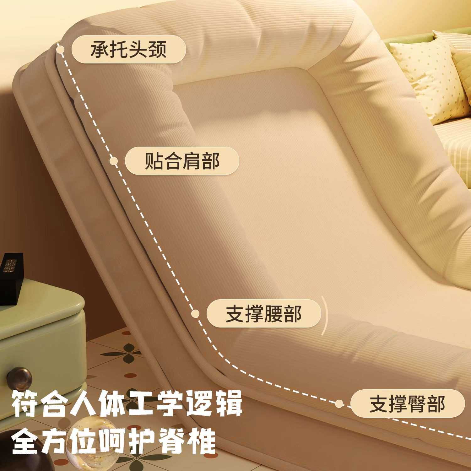 可躺睡可床边懒人沙发人类狗窝榻榻米椅窝窝卧室单人沙发超大阳台