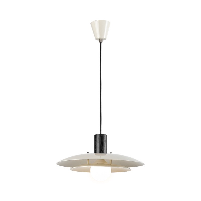 法式奶油风餐厅灯飞碟吊灯ph5中古复古现代简约轻奢餐桌组合灯具