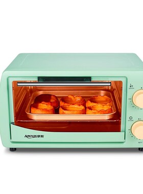 亚摩斯AK-1218电烤箱多功能小型烤炉烤箱 烘焙烤蛋挞蛋糕