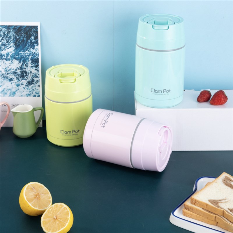 304不锈钢真空闷烧杯新款大容量双层保温焖烧罐便带勺焖粥焖烧杯