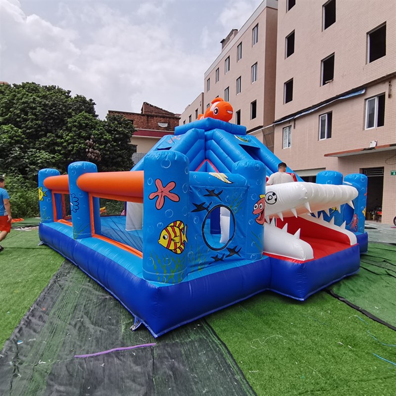 充气城堡室外大型室内小型儿童家用蹦蹦床 充气城堡淘气堡 滑滑梯