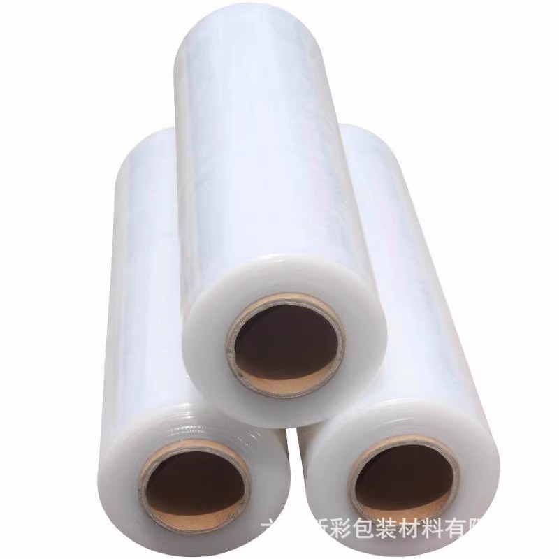 pe黑色缠绕膜打包膜黑膜50cm宽拉伸膜物流工业用遮光包装保护薄膜