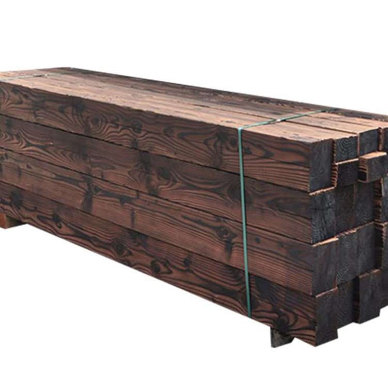 北京碳化木直批户外仿古木材工厂直供碳化木地板木龙骨