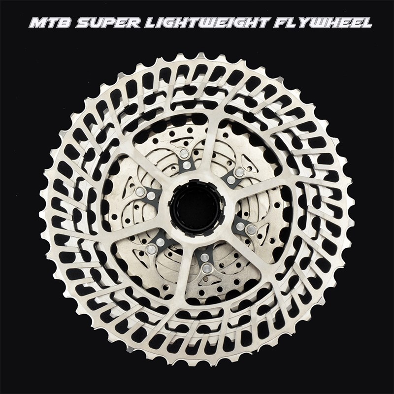 热销CNC一体式铝合金飞轮 10S/11S/12S轻量化42/46/50T大齿比