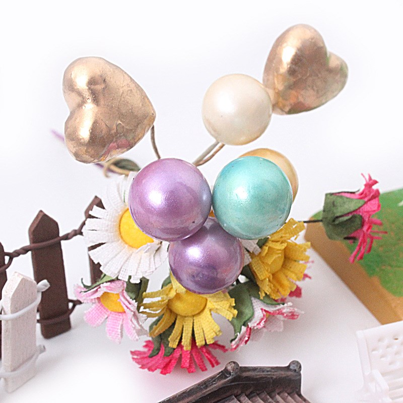 荷塘月色118件苔藓微景观摆件星星月亮荷花青蛙天鹅多肉配件套装