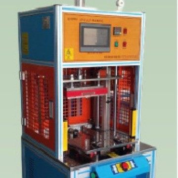 防水透气膜热熔焊接机四柱型小型塑料熔接机桌面式热熔焊接机