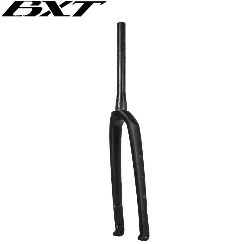 BXT碳纤维Gravel越野公管前叉700c桶轴碟刹自行车多功能前叉