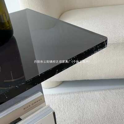 飘窗小桌子亚克力简约透明茶几卧室床上榻榻米矮桌轻奢沙发边角几