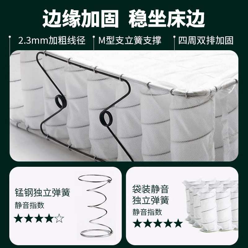 席梦思床垫软硬两用1.8米1.5m硬垫20cm厚经济型酒店家用弹