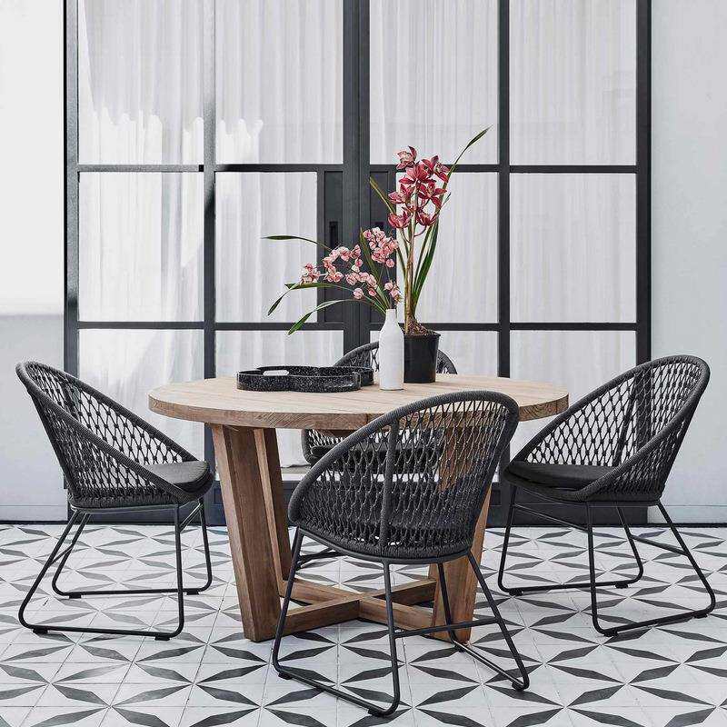 阳台小桌椅藤椅三件套沙发茶几组合北欧露天阳光房户外休闲庭院