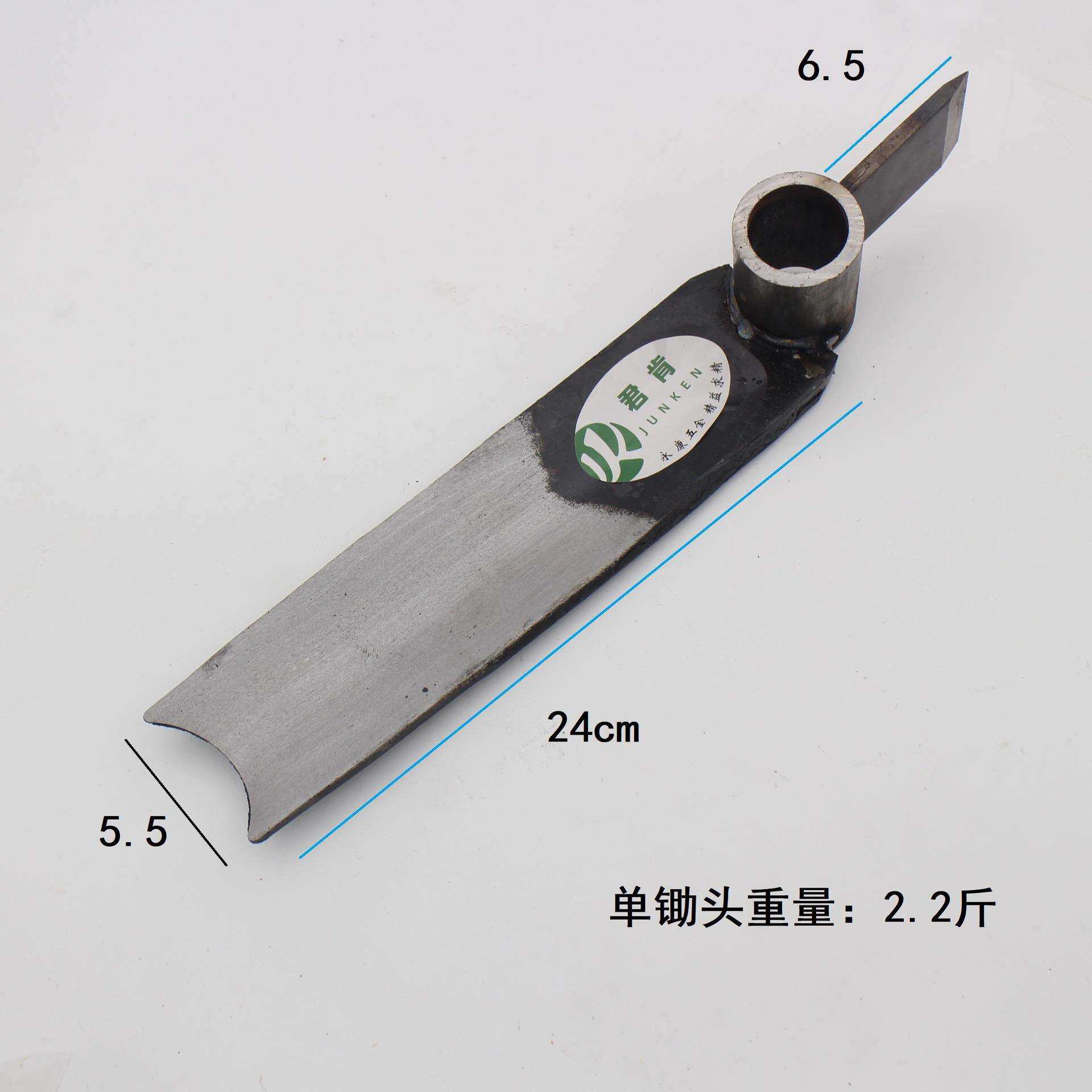 厂家园艺工具铁饼毛竹斧宽板锄头农用园林锄草园林套装斧柄