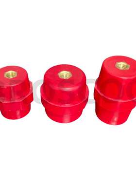 SEP 红色绝缘子支柱零排绝缘子半杆新能源sep绝缘柱连接器绝缘