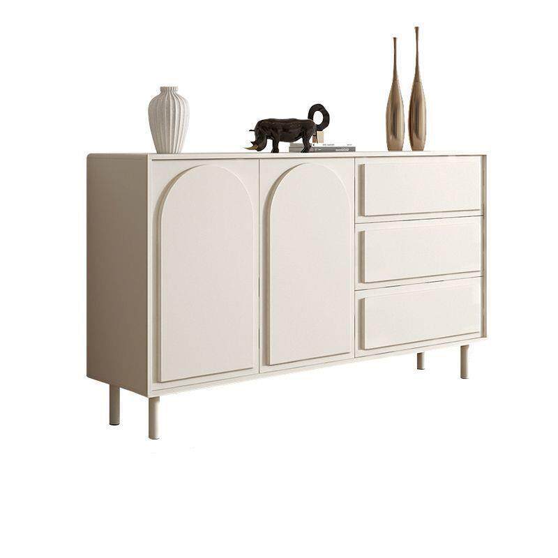 奶油餐边柜现代简约斗柜客厅靠墙茶水碗柜轻奢厨房收纳储物柜