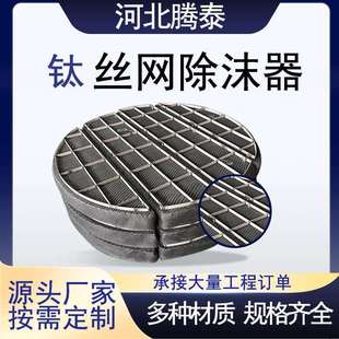 钛材质丝网除沫器 耐腐蚀TA2丝网除沫器 气液分离装置破沫捕沫器