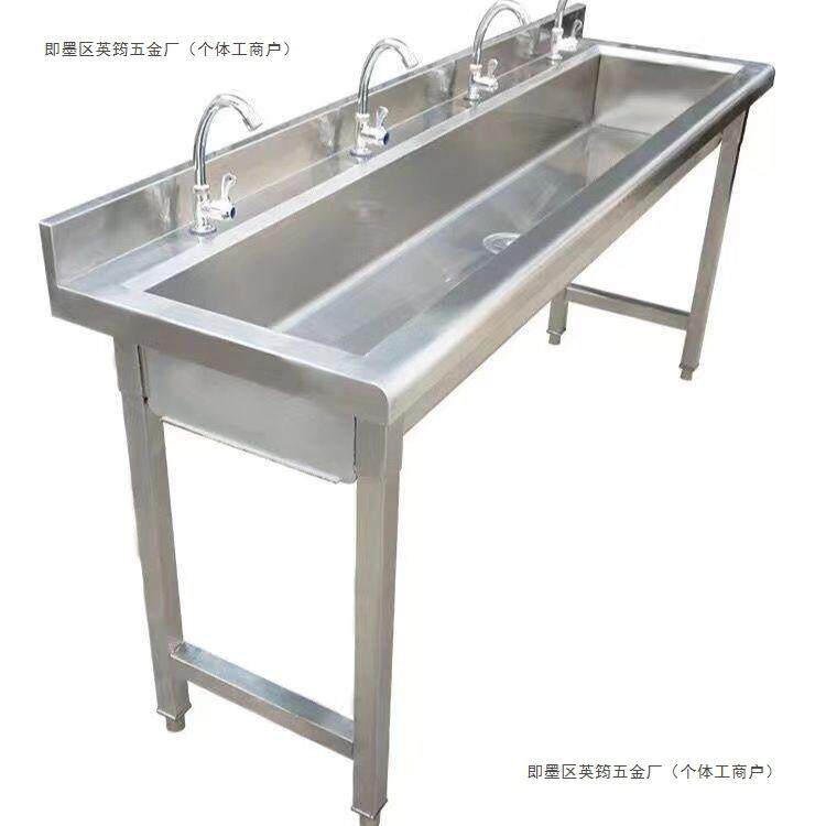 304商用不锈钢水槽单槽洗手池厨房学校洗菜水池洗碗池幼儿园DZ
