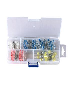 快速接线端子SST100只塑料盒装热缩防水焊锡环中接管